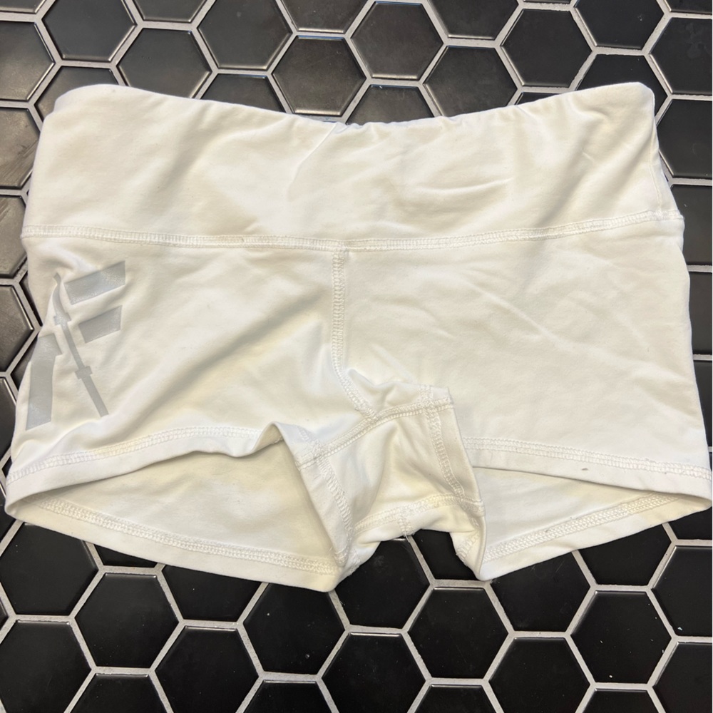 Rok fit  CrossFit white shorts
